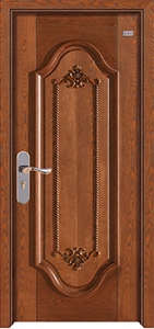 高档原木门系列SF-1015-仿古白1号