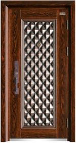 铸铝门系列PL-552-香樟木